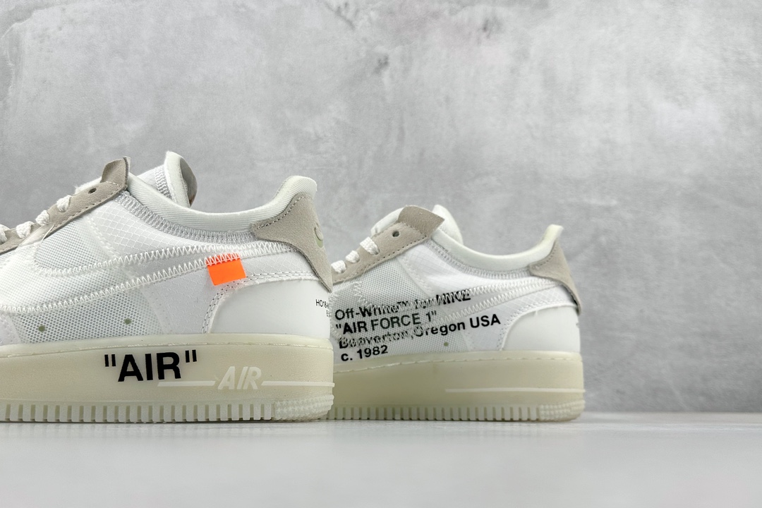 180 Off-white X Nike  Air Force 1 OW联名款空军一号低帮 AO4606-100