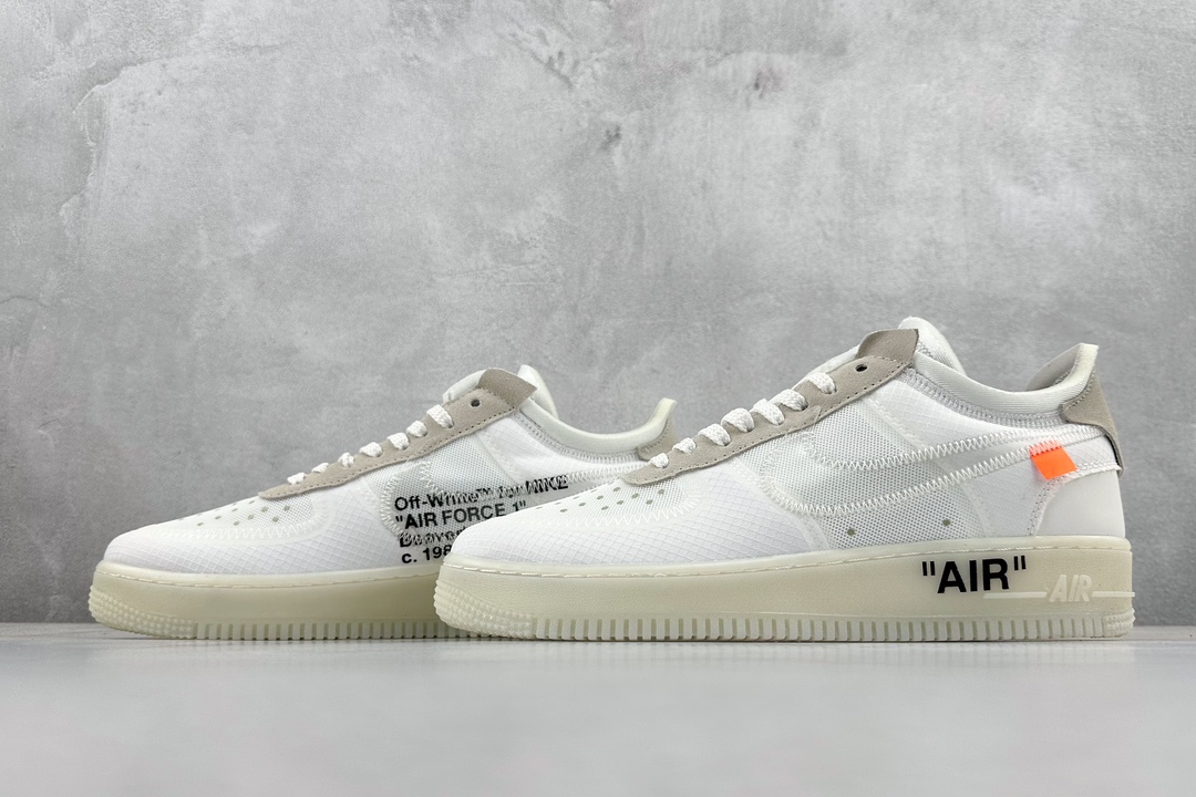 180 Off-white X Nike  Air Force 1 OW联名款空军一号低帮 AO4606-100