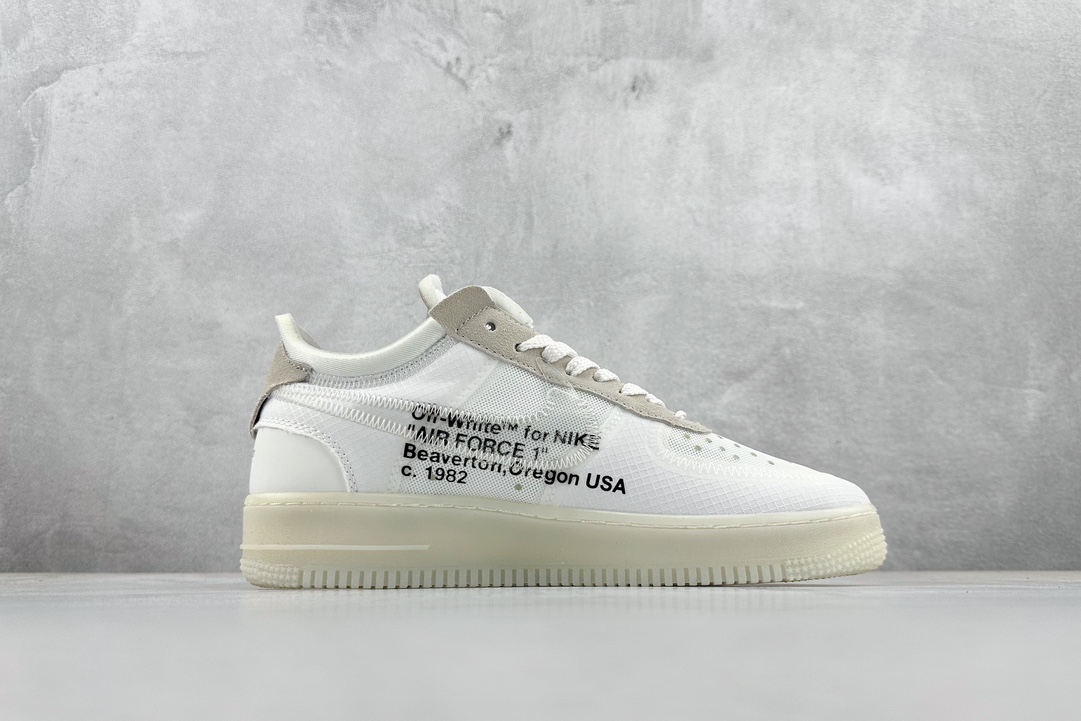 180 Off-white X Nike  Air Force 1 OW联名款空军一号低帮 AO4606-100