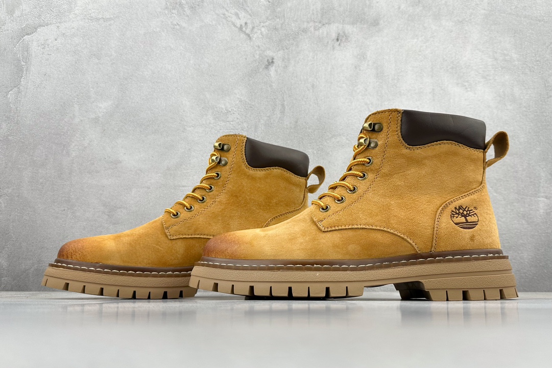 S Pure original new product #Timberland Timberland outdoor mid-cut casual yellow boots series