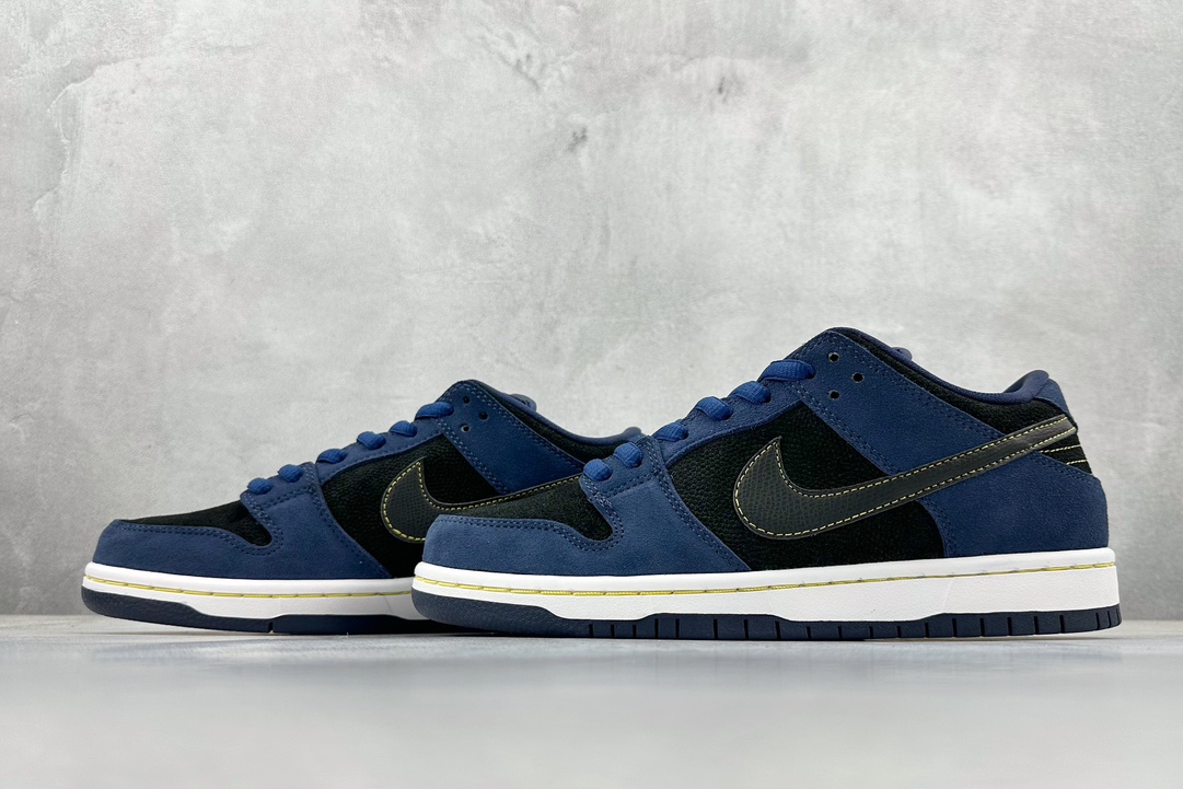 220 Nike  Dunk SB Low Lowa 拼色黑蓝 低帮休闲运动板鞋 304292-408