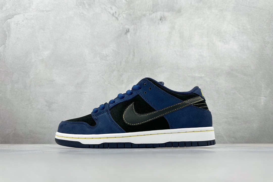 220 Nike  Dunk SB Low Lowa 拼色黑蓝 低帮休闲运动板鞋 304292-408