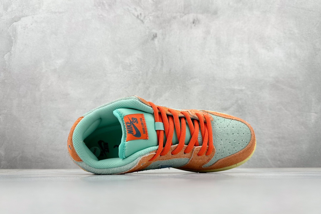 220 Nike SB Dunk Low Pro“Orange Aqua” 热带雨林  DV5429-800