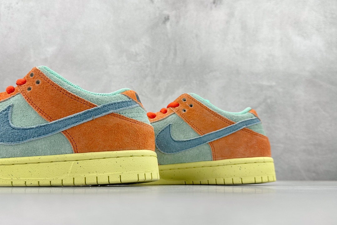 220 Nike SB Dunk Low Pro“Orange Aqua” 热带雨林  DV5429-800