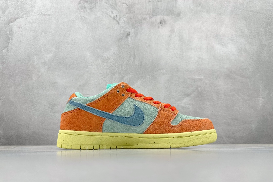 220 Nike SB Dunk Low Pro“Orange Aqua” 热带雨林  DV5429-800