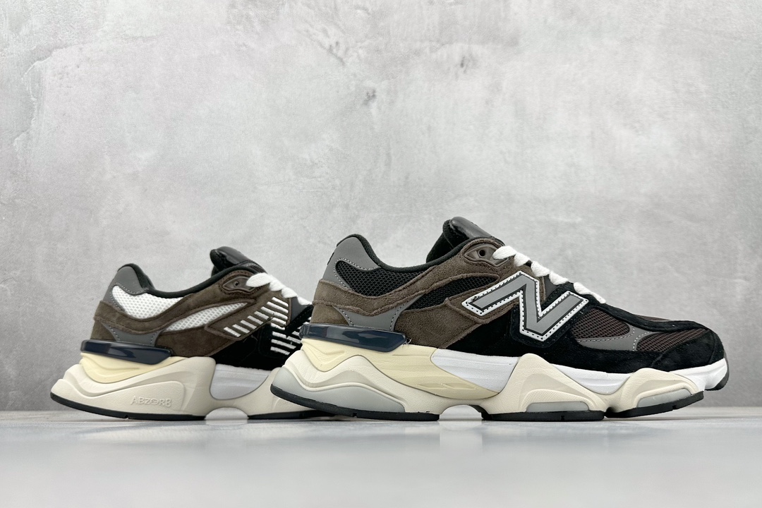 180 New Balance NB9060 联名款系列复古百搭老爹风休闲运动跑步鞋 U9060BRN