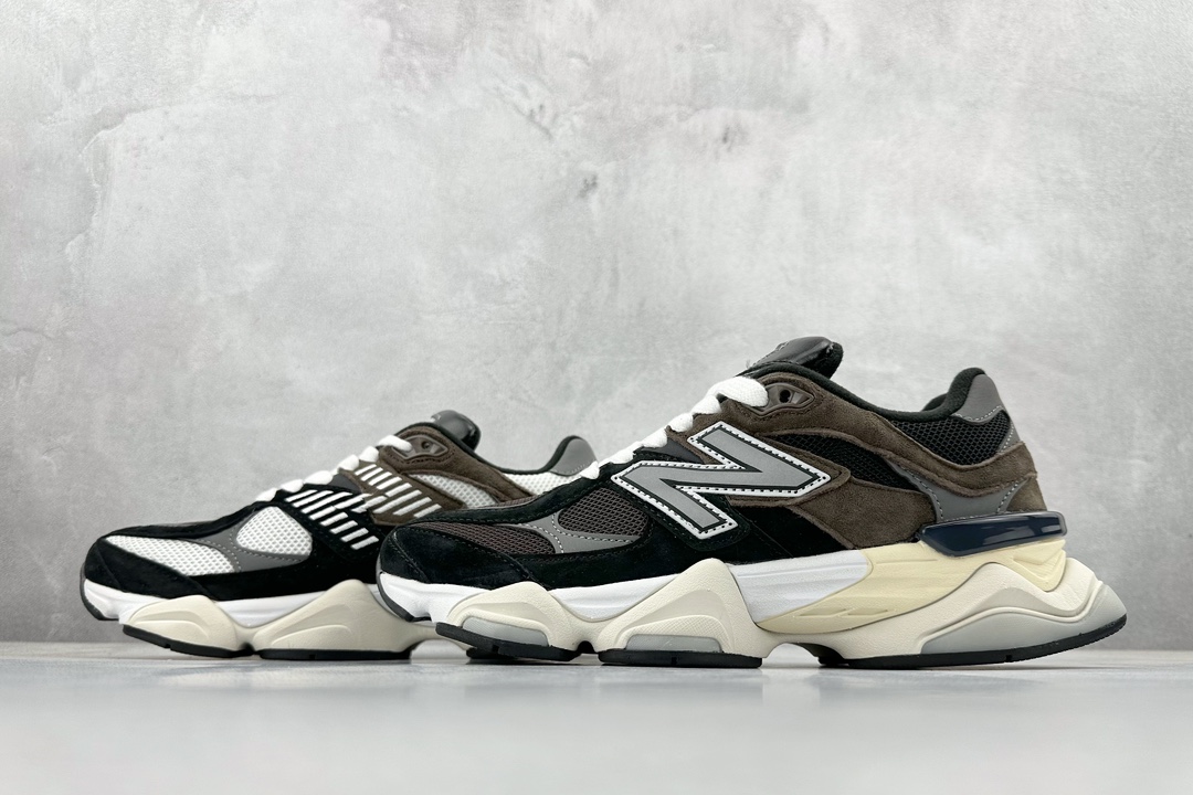 180 New Balance NB9060 联名款系列复古百搭老爹风休闲运动跑步鞋 U9060BRN