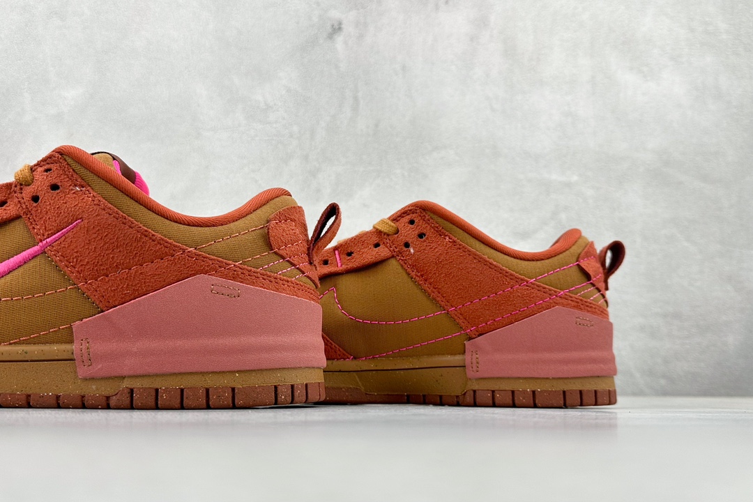 200 YH Nike  Dunk Low Disrupt 2红棕 内侧的 Nike Swoosh DH4402-200