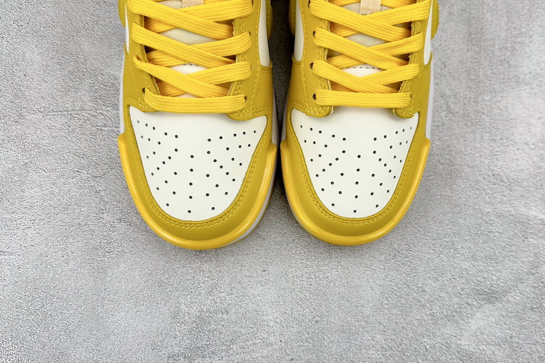 220 Nike  Dunk Low Twist ”Vivid Sulfur“ 柠檬黄 变异风 SB低帮休闲板鞋 DZ2794-100