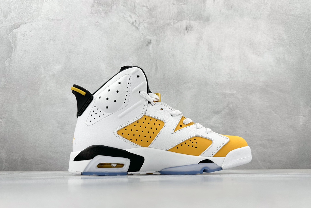 380 Air Jordan AJ6 “Yellow Ochre”白黄  CT8529-170