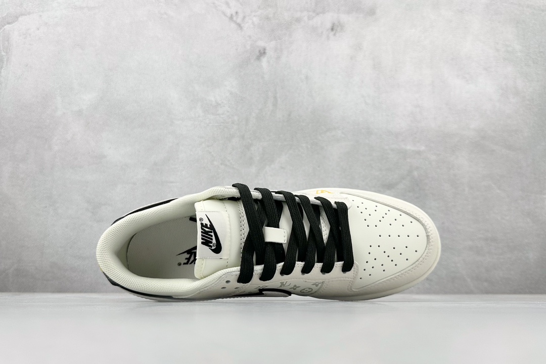 280 Nike  SB Dunk Low LV联名-米白黑暗夜骑士 高端定制 低帮休闲板鞋 FC1688-126