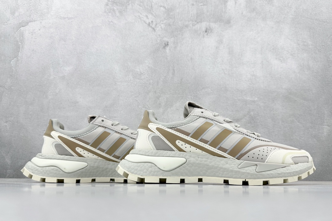 Adidas 阿迪 Retropy P9 XZ爆米花中底 3M反光 复古运动休闲跑步鞋 H03086