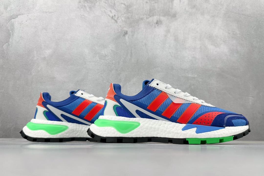 180 Adidas   阿迪 Retropy P9 XZ爆米花中底 3M反光 复古运动休闲跑步鞋 H03083