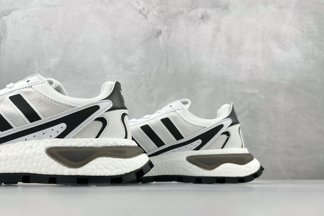 Adidas 阿迪 Retropy P9 XZ爆米花中底 3M反光 复古运动休闲跑步鞋 H03089