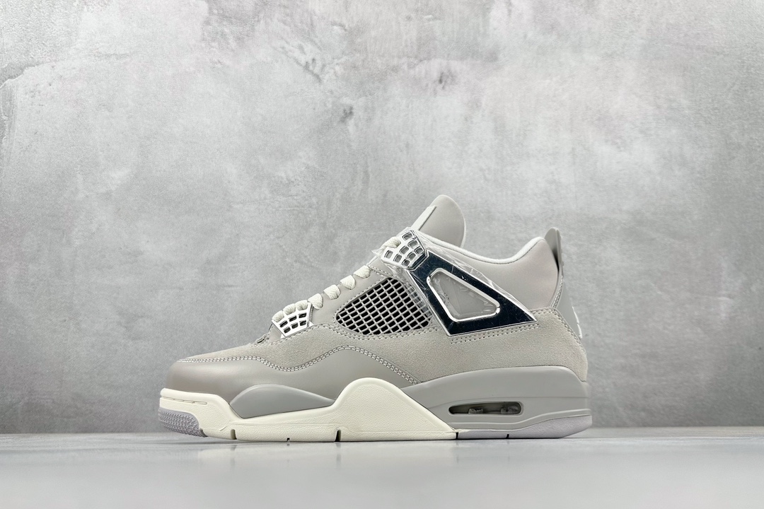 320 F Air Jordan 4 Retro 乔丹四代 “Frozen Moments” 灰电镀银 AQ9129-001