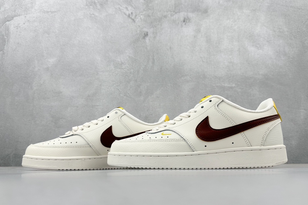 Nike Court Vision Low 头层百搭透气休闲运动板鞋 CD5434-117