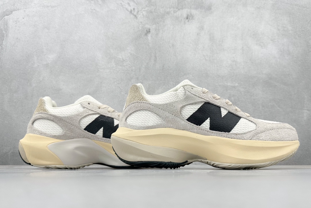 240 New Balance Warped Runner 白米黄低帮复古老爹风休闲运动慢跑鞋 UWRPDMOB