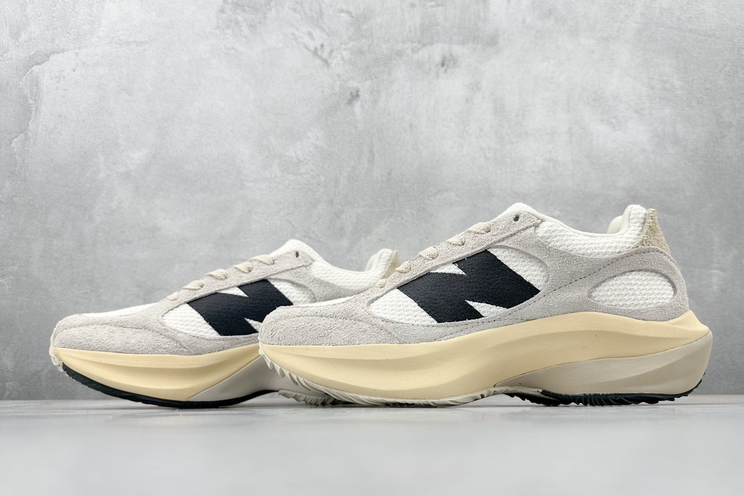 240 New Balance Warped Runner 白米黄低帮复古老爹风休闲运动慢跑鞋 UWRPDMOB