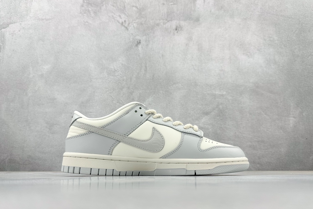 150 Nike  Dunk low 浮雕灰白 低帮休闲运动板鞋 FJ4553-133