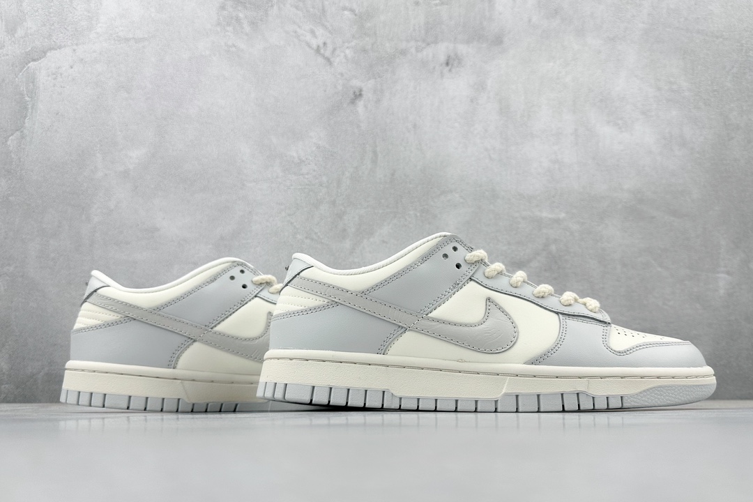 150 Nike  Dunk low 浮雕灰白 低帮休闲运动板鞋 FJ4553-133