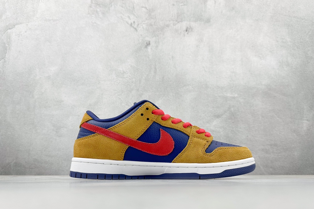 220 JH Nike  Dunk SB Low Pro 小熊爸爸 棕红蓝 低帮休闲运动板鞋 BQ6817-700