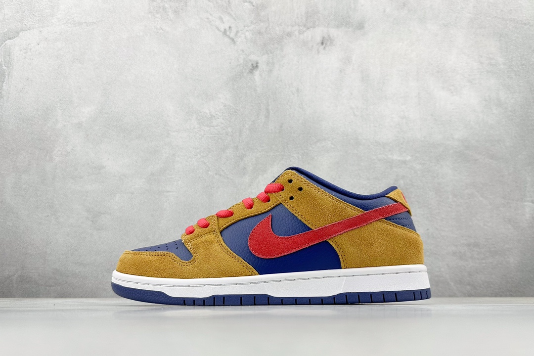 220 JH Nike  Dunk SB Low Pro 小熊爸爸 棕红蓝 低帮休闲运动板鞋 BQ6817-700