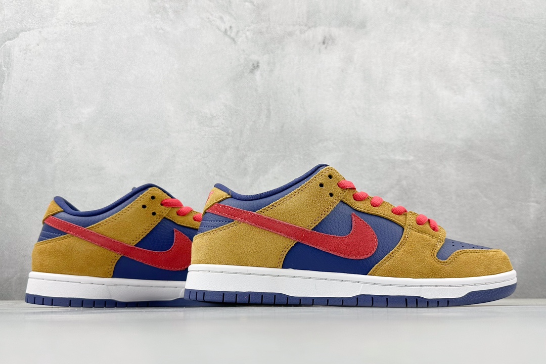 220 JH Nike  Dunk SB Low Pro 小熊爸爸 棕红蓝 低帮休闲运动板鞋 BQ6817-700