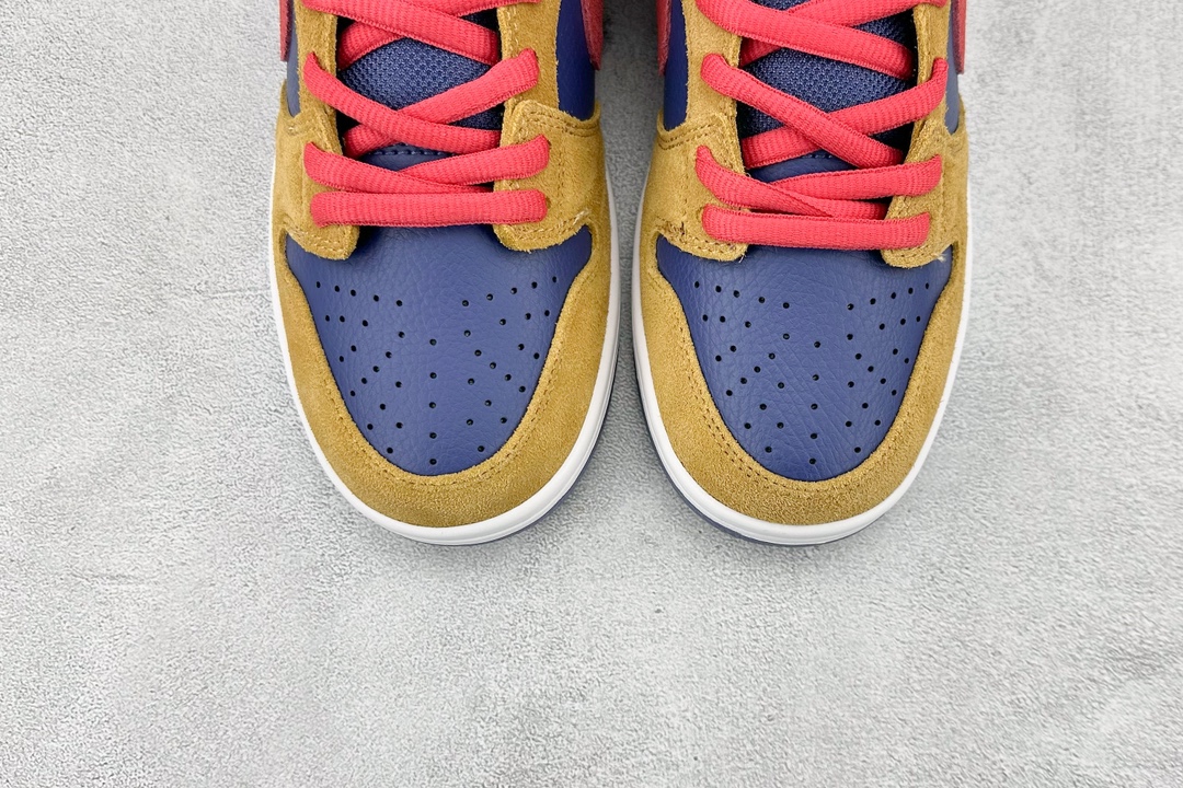 220 JH Nike  Dunk SB Low Pro 小熊爸爸 棕红蓝 低帮休闲运动板鞋 BQ6817-700