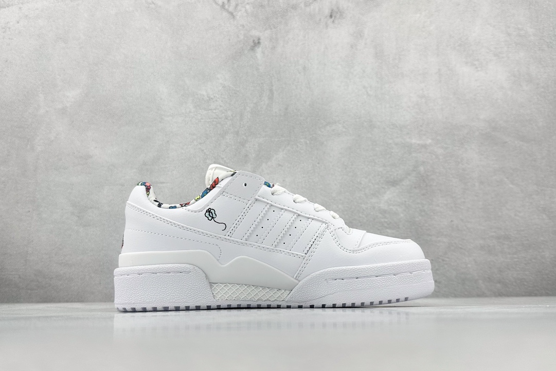 Adidas Originals Forum 84 Low Classic 头层经典潮流低帮休闲鞋 IG0301