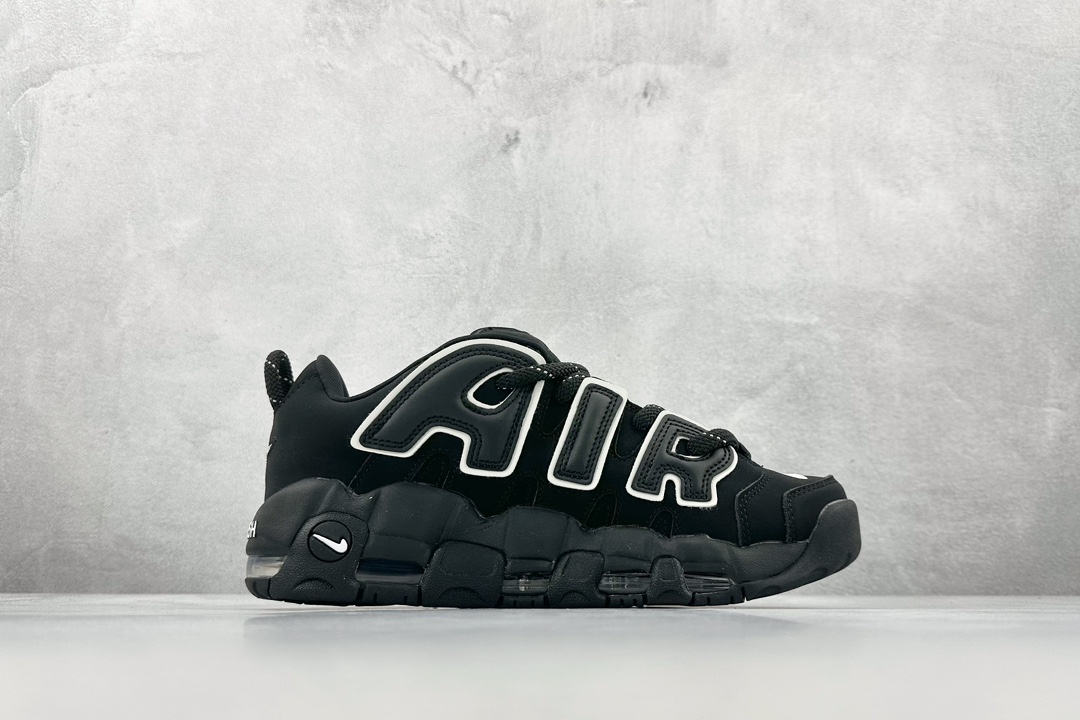 260 AMBUSH x Nike  Air More Uptempo Low 皮蓬一代系列低帮经典高街百搭休闲运动文化篮球鞋 FB1299-001