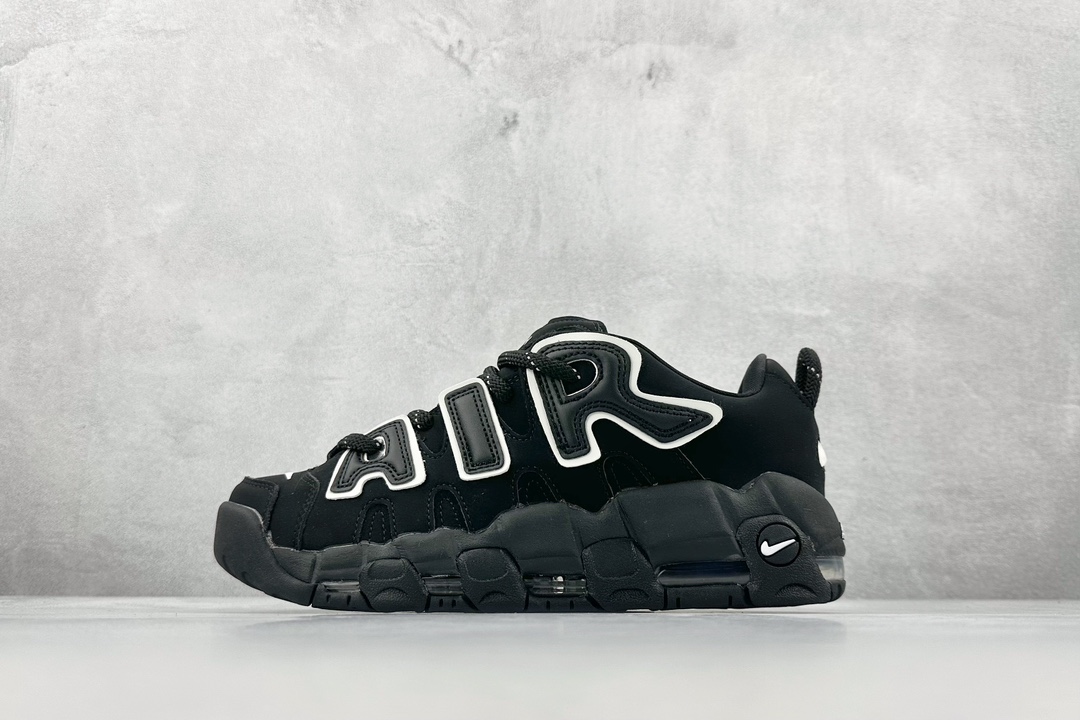 260 AMBUSH x Nike  Air More Uptempo Low 皮蓬一代系列低帮经典高街百搭休闲运动文化篮球鞋 FB1299-001