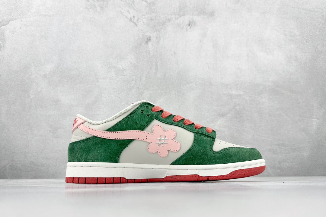 250 Nike  Wtp Water The Plant 1.0 Dunk Low ”Shroom” 定制太阳花笑脸