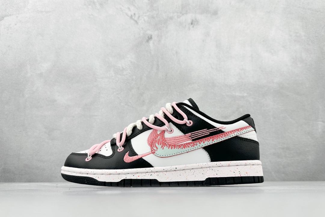 240 CS Nike  Dunk Low “Multi Color” 活力三勾 定制版解构绑带休闲板鞋 FD4623-157