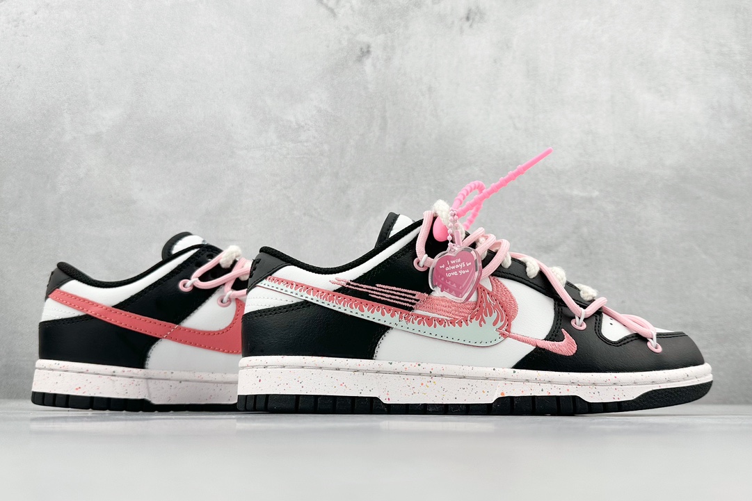 240 CS Nike  Dunk Low "Multi Color" 活力三勾 定制版解构绑带休闲板鞋 FD4623-157