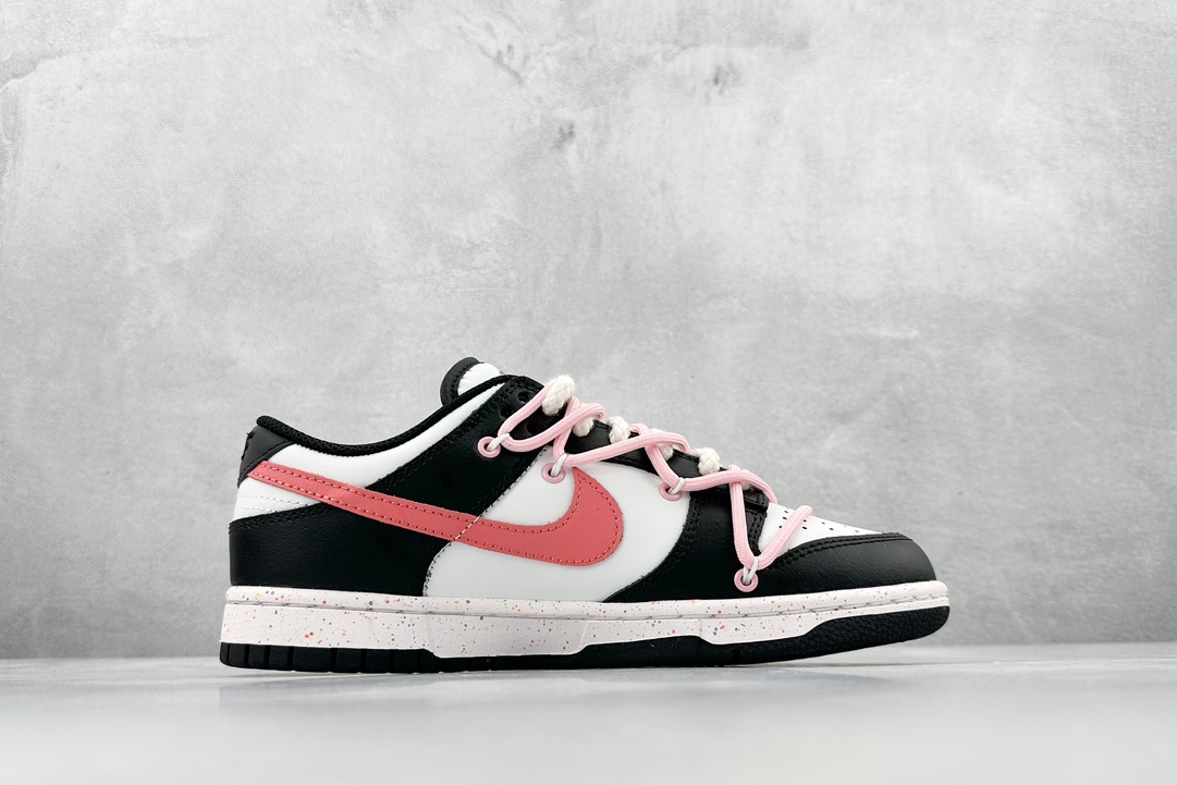 240 CS Nike  Dunk Low "Multi Color" 活力三勾 定制版解构绑带休闲板鞋 FD4623-157