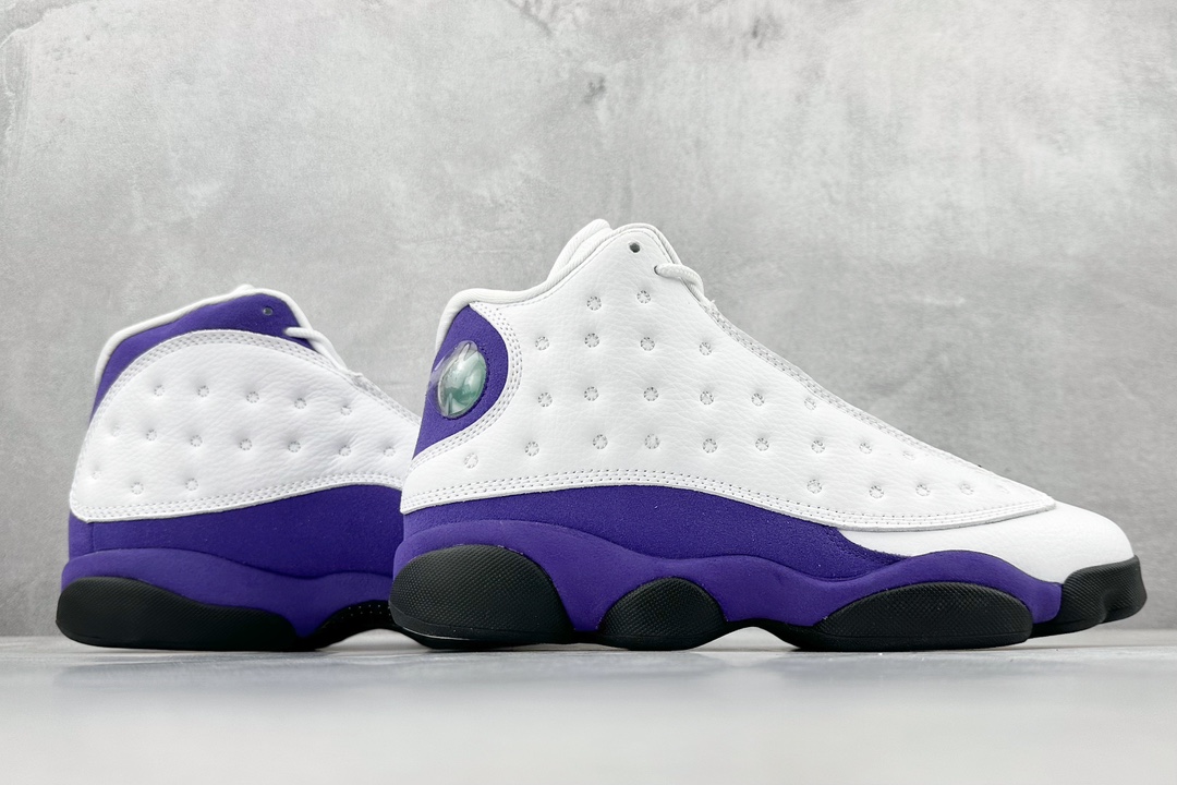 Air Jordan 13 Retro ”Purple and Gold Lakers” Aj13 Joe 13 414571-105