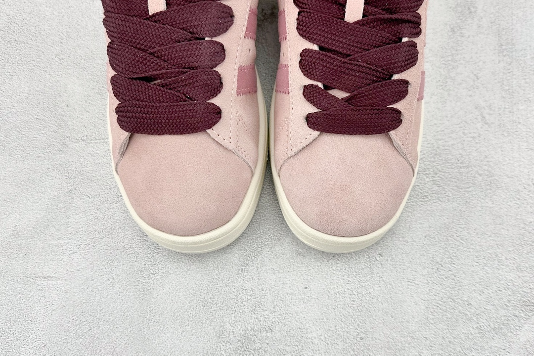 Adidas Campus clover pink and white suede casual shoes HP6286