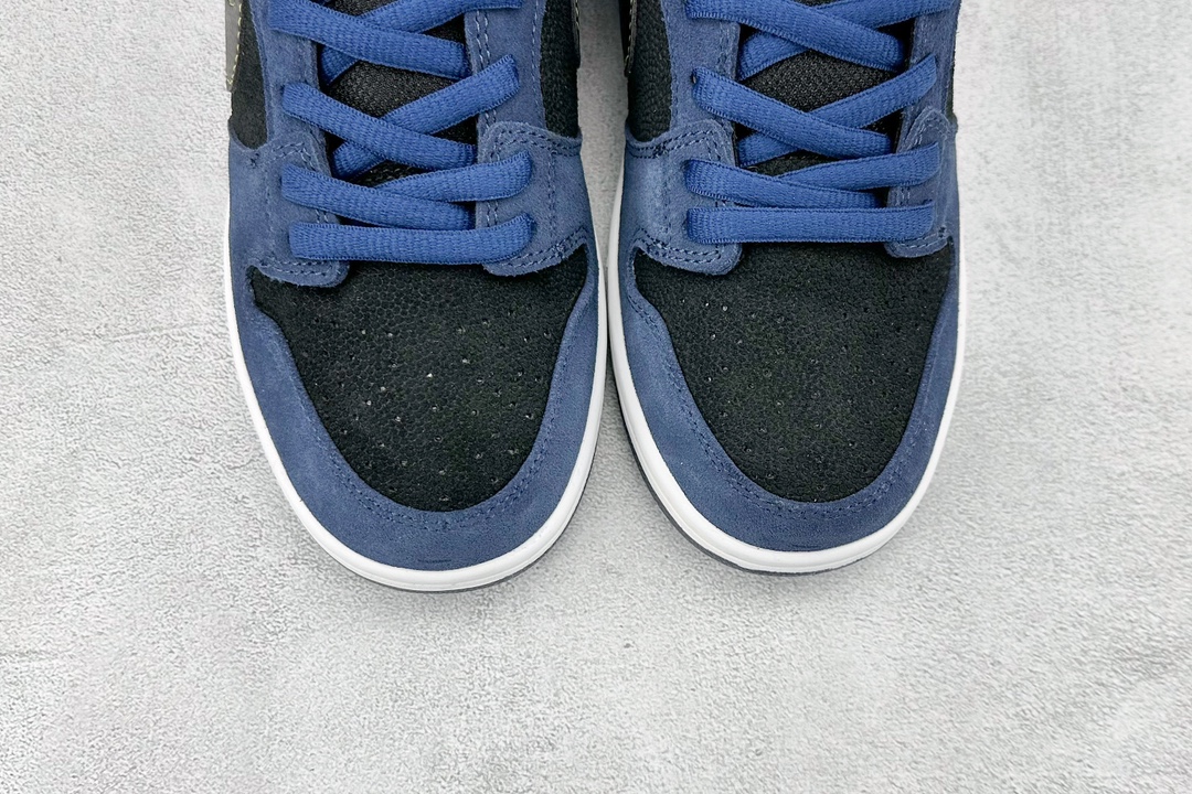 JH NIKE SB Dunk Low Black and Blue 304292-408