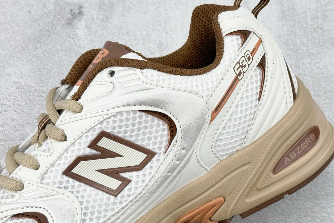 160 New Balance MR530NI 白棕 NB530复古休闲慢跑鞋 MR530NI