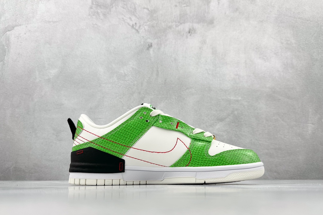 YH Nike Dunk Low Disrupt DR2 Deconstruction Style Skateboard Shoes DV1491-101