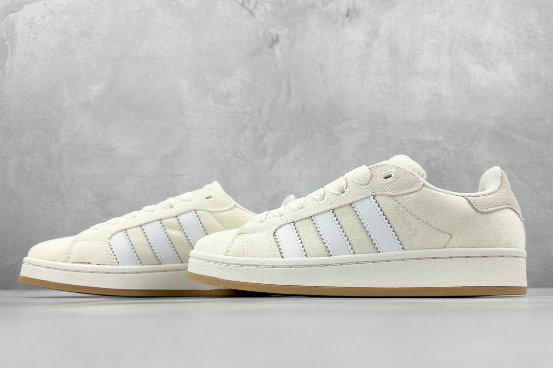 Adidas Campus 00s Beige Yellow Retro Trend Casual Shoes ID2070