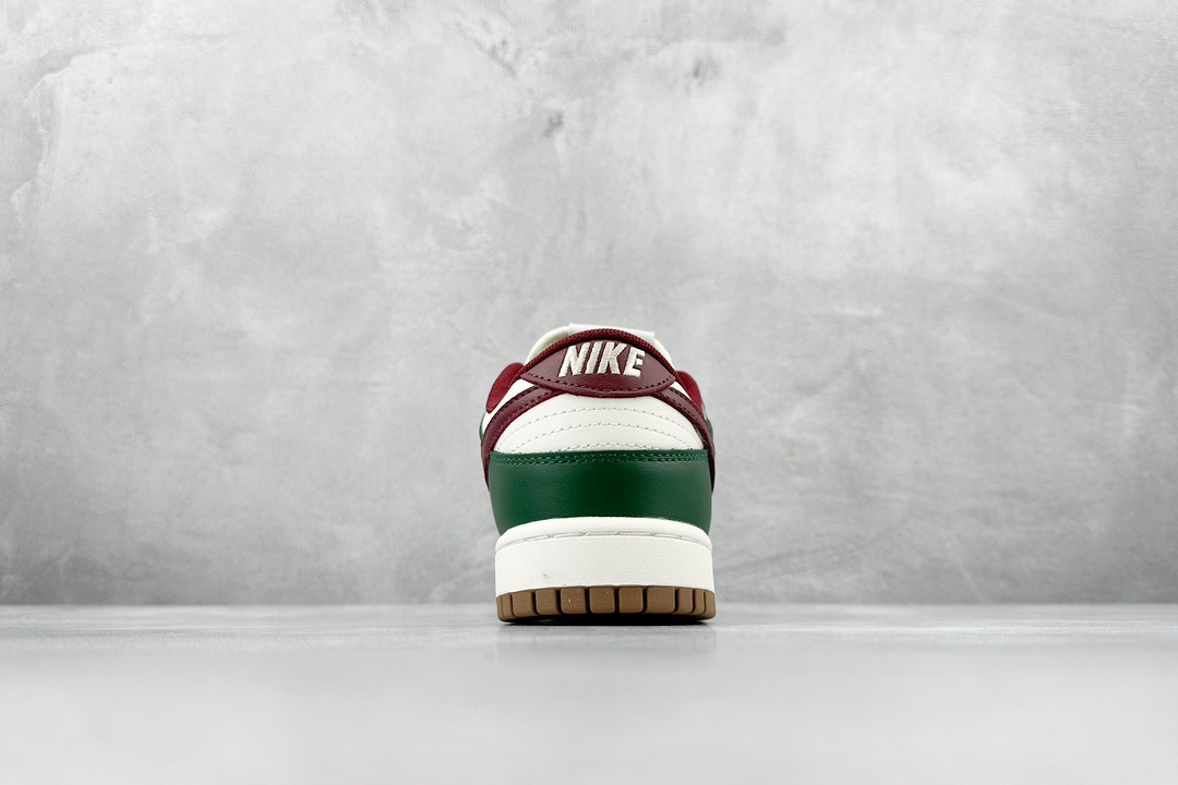 H Nike Dunk Low Dark Green Wine Red FB7160-161