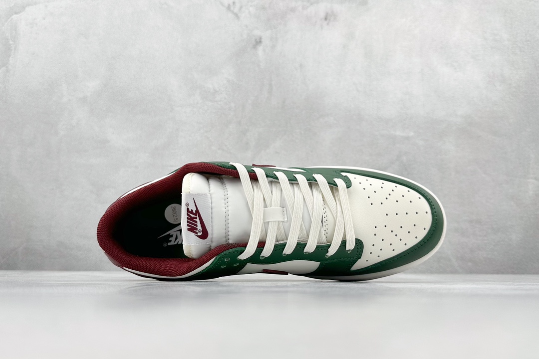 H Nike Dunk Low Dark Green Wine Red FB7160-161