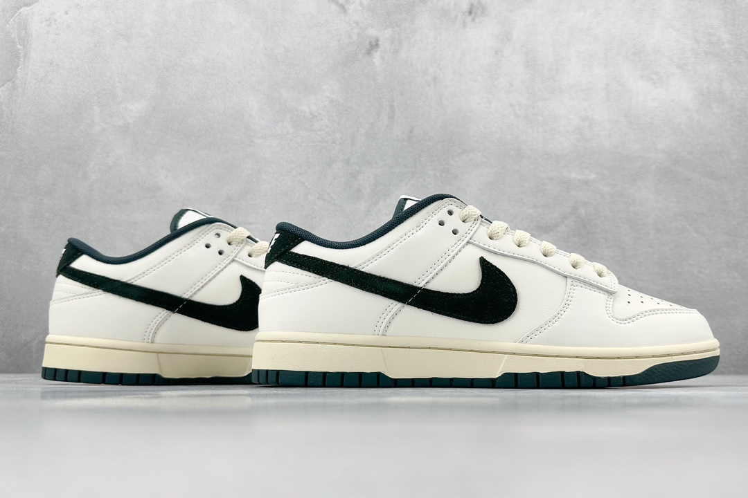 H Nike Dunk Low ”Athletic Department” Retro White and Green Low-top Casual Sports Shoes FQ8080-133