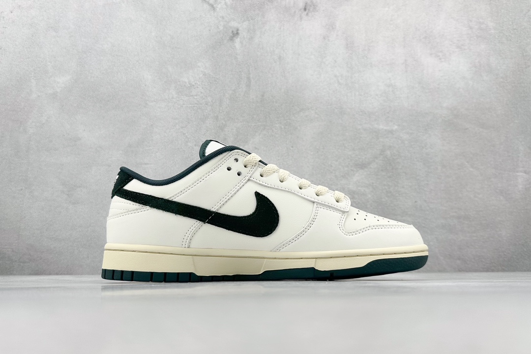 H Nike Dunk Low ”Athletic Department” Retro White and Green Low-top Casual Sports Shoes FQ8080-133