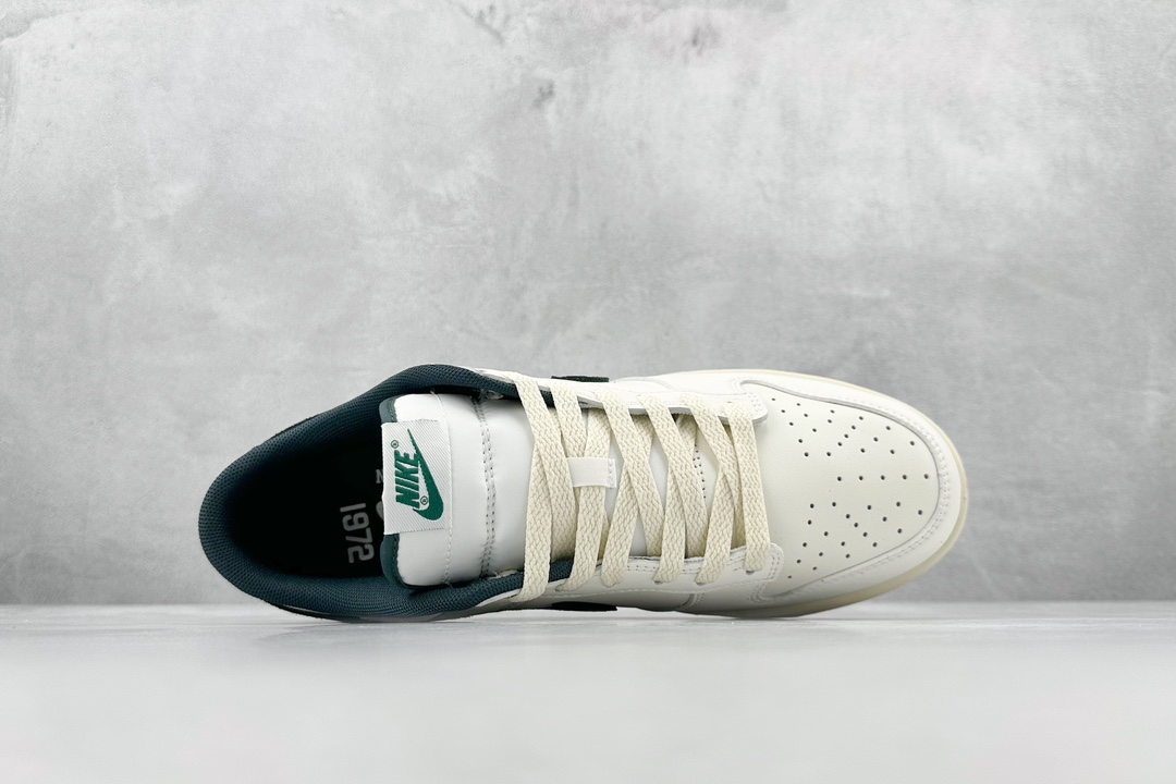 H Nike Dunk Low ”Athletic Department” Retro White and Green Low-top Casual Sports Shoes FQ8080-133