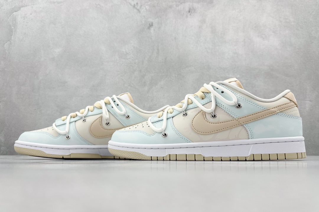 NIKE SB Dunk Low Sea Salt Coconut Cloud Rice Blue DV0831-003