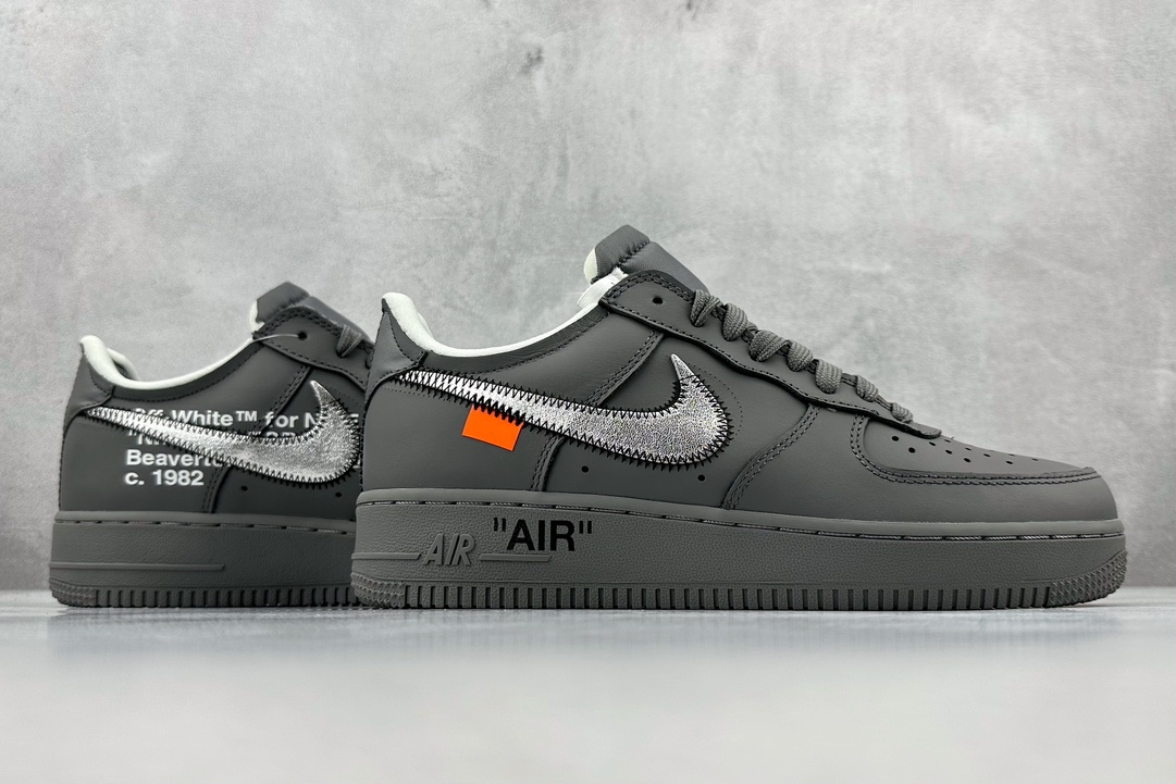 YH off-white x Air Force 1 Low Gray Art Gallery DX1419-500