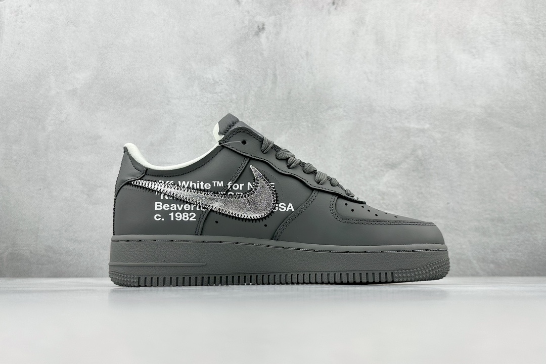 YH off-white x Air Force 1 Low Gray Art Gallery DX1419-500