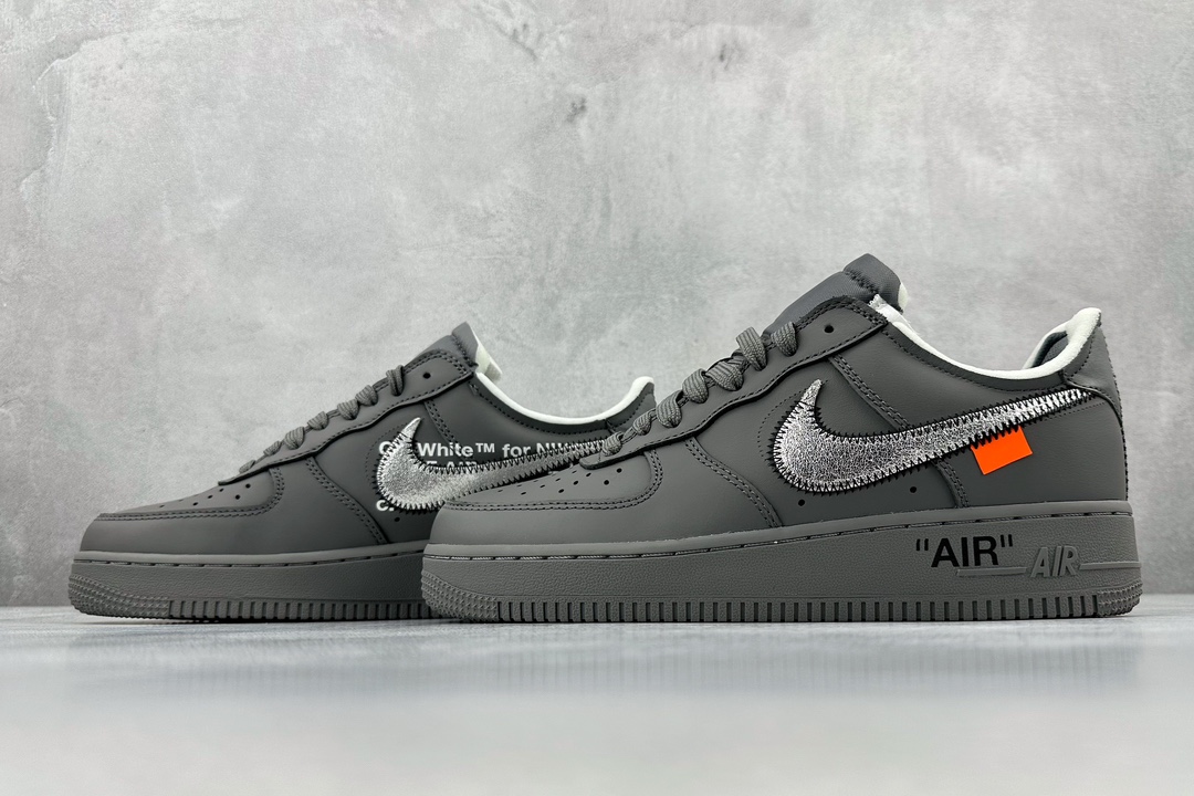 YH off-white x Air Force 1 Low Gray Art Gallery DX1419-500